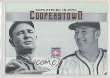 2015 Panini Cooperstown Holo Silver 19/25 Frank Chance Gabby Hartnett #8 HOF y0i