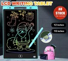 12Inch LCD Colorful Writing Tablet Drawing Board Kids Handwriting Pad Doodle Toy