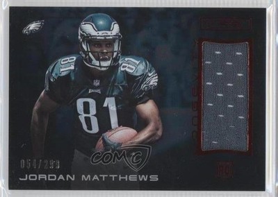 2014 Rookies & Stars Longevity Rookie Materials Ruby /299 Jordan Matthews RC 1l7