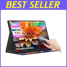 15.6" Touchscreen Monitor FHD 1080P, Protective Case, USB-C