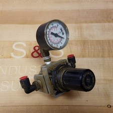 SMC NAR2560-N02B Pneumatic Regulator Valve and Pressure Gauge, 0.1-0.85MPa