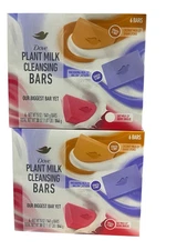 Dove Plant Milk Cleansing Bar Soap for Moisturized Skin, Variety Pack, 12 bars