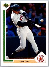 ⚾ 1991 Upper Deck #735b Jack Clark Boston Red Sox