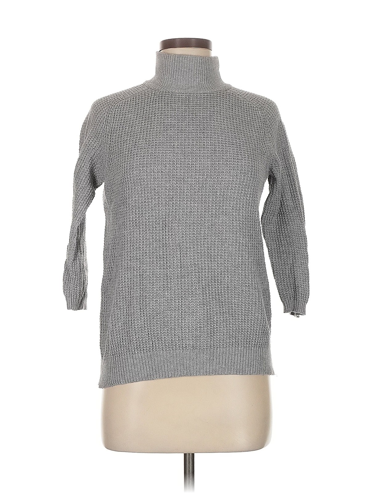Zara Women Gray Turtleneck Sweater M