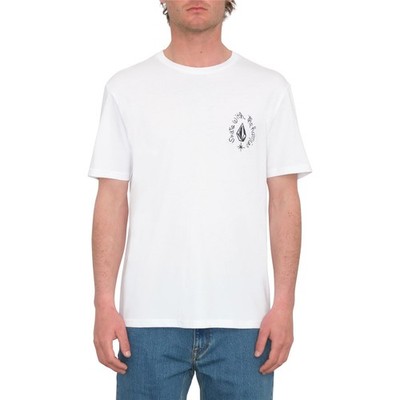Volcom Tshirt Kurzarm Herren Baumwolle Rundhals Maditi Weiß