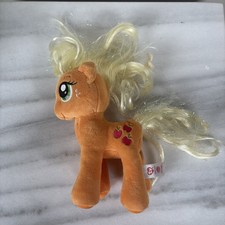 TY My Little Pony APPLEJACK 7 plush sparkle tinsel hair MLP G4