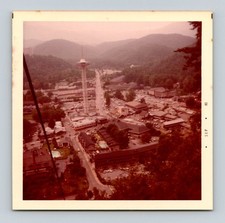 Vintage 1980 Aerial Photo Gatlinburg Tennessee Skyline Mountain View