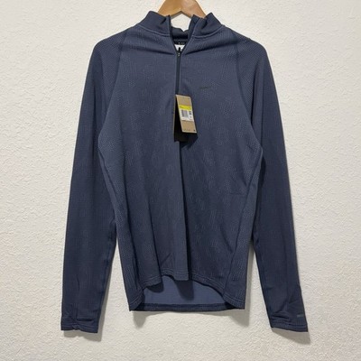 Nike Pinnacle Running Division Water Repellent 1/4 Zip Blue FZ1121-437 Mens Sz M
