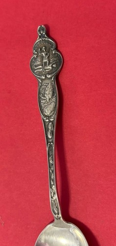 Cucchiaio souvenir Virginia Scenes argento sterling 13,6 g 5 3/8" - Foto 2 di 11
