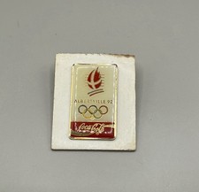 Vintage 1992 Coca-Cola Albertville France Winter Olympics Collectible Pin