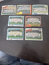 Atlanta Braves, Baltimore Orioles Team Checklists