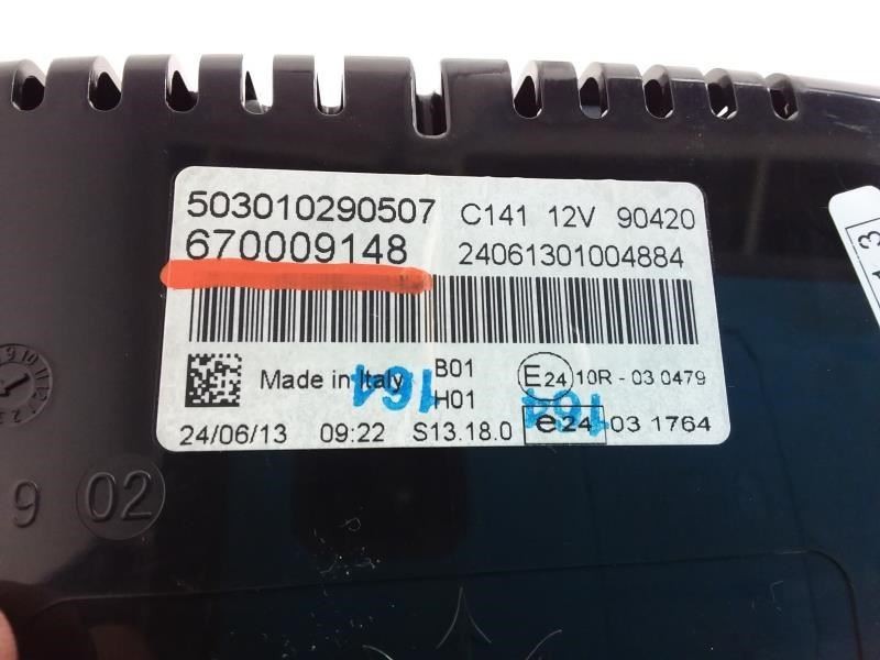 MASERATI QUATTROPO 2014 Speedometer 852436 ID # 670009148 