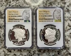 2024 NGC Morgan &Peace Dollar PF70 ULTRA CAMEO 1ST DAY OF ISSUE