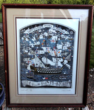 GRAHAM CLARKE 'Good Lord' Signed & Ltd 200 Etching - History of England Series