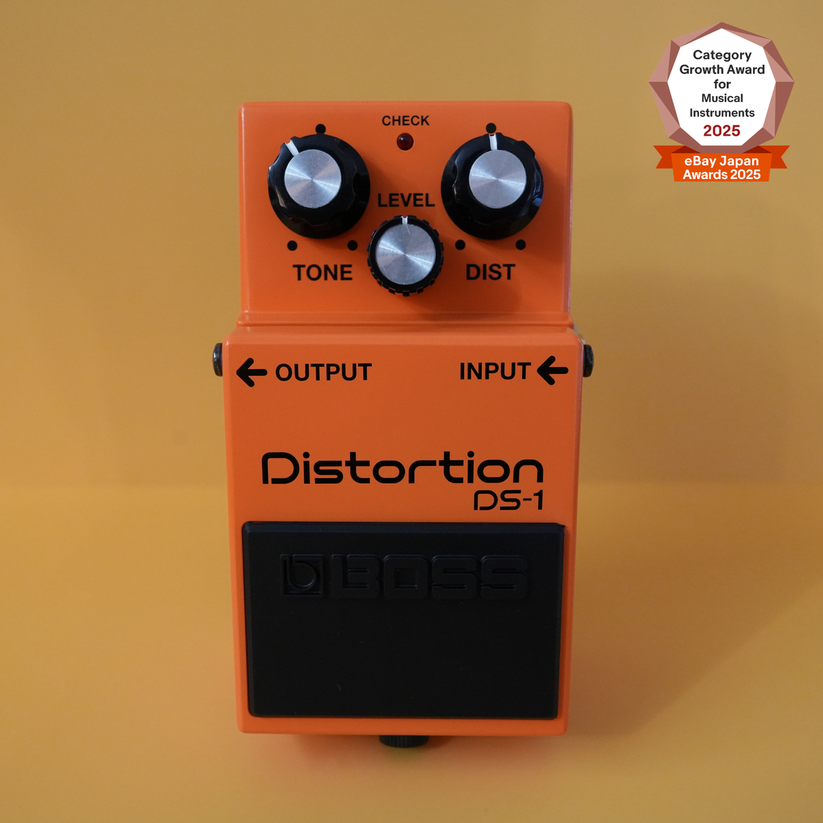 BOSS DS-1 Distortion Guitar Effects Pedal Orange Classic Rock