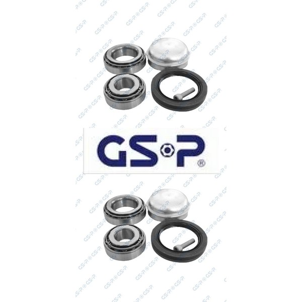 2X Radlagersatz GSP GK6530 2 Radlager Satz Links Rechts Vorderachse Vorne-image