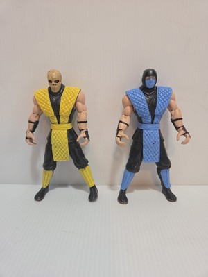 2011 Jazwares Mortal Kombat Lot Sub-Zero & Scorpion 6'' Action Figures 