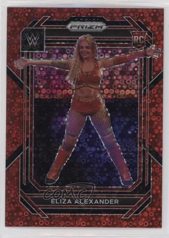 2023 Panini Prizm WWE Under Card Red 15/99 Eliza Alexander #115 Rookie RC 11q6