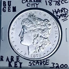 1878 CC BU GEM MORGAN SILVER DOLLAR UNC MS+++ U.S. MINT RARE KEY COIN 3200