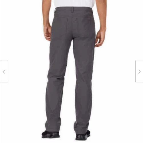 EDDIE BAUER MEN TECH FLEECE LINED 2WAY STRETCH UPF50+PANTS(DK