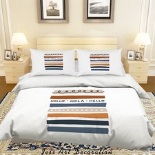 3D Rainbow Abstract Simple Quilt Cover Set Duvet Cover Bedding Pillowcases