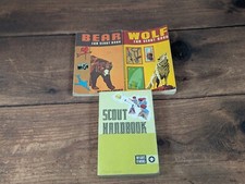 lot of 3 Boy Scouts of America Bear, Wolf Cub Scout Handbook s 1970 s