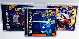 25 Box Protectors For PLAYSTATION 1 PS1 Video Games.  Clear Custom Display Cases