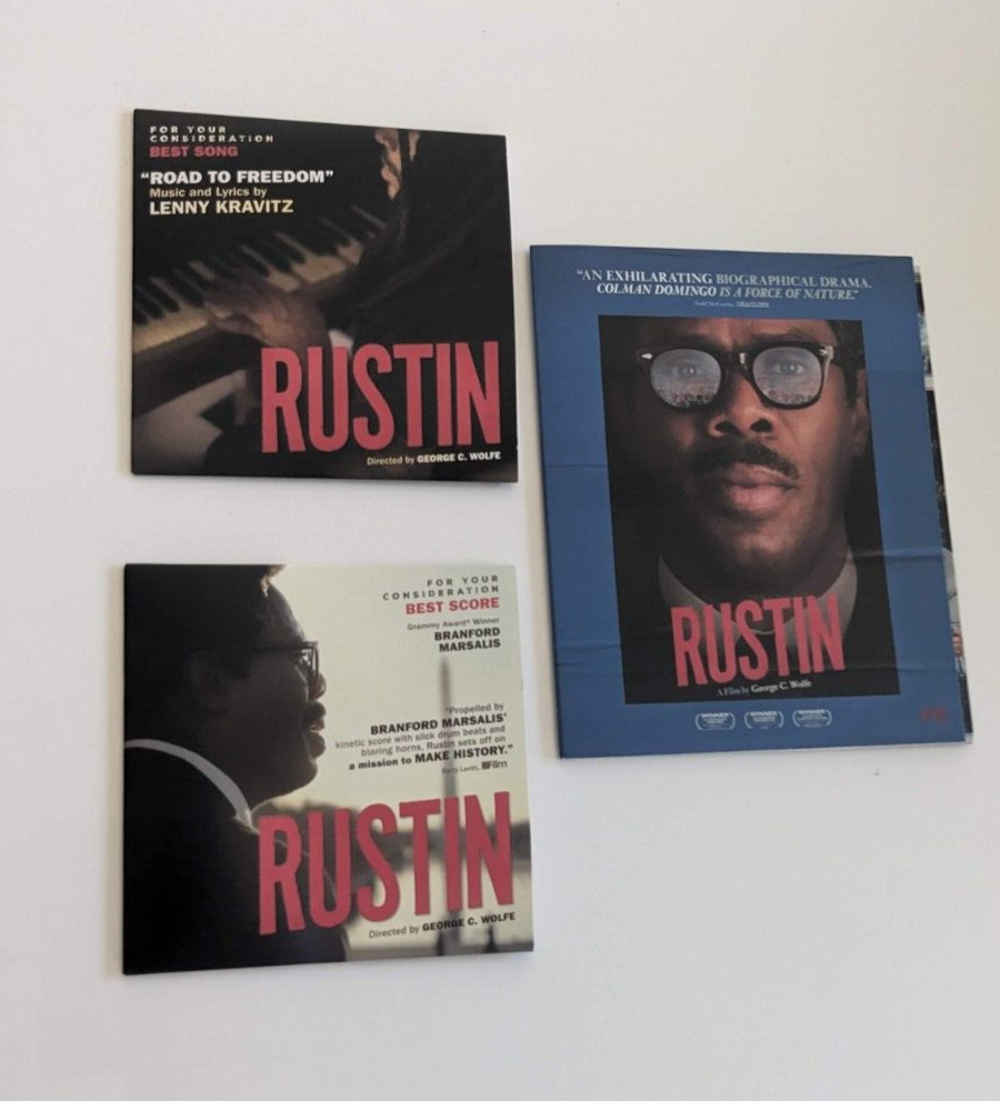 Rustin Film Book by Assouline * Disc Sleeves * Netflix FYC * Rare! eBay