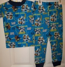 Star Wars Clone BLUE With NAVY 2 Piece Set LONG Pajama PJ Boys Size 4 NWT