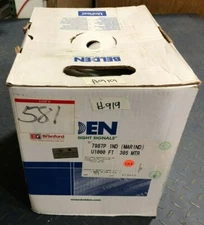 Belden 7987P Nanoskew 4 Pair Maroon 1000' Ft Bulk RGB Video Cable Spool Box