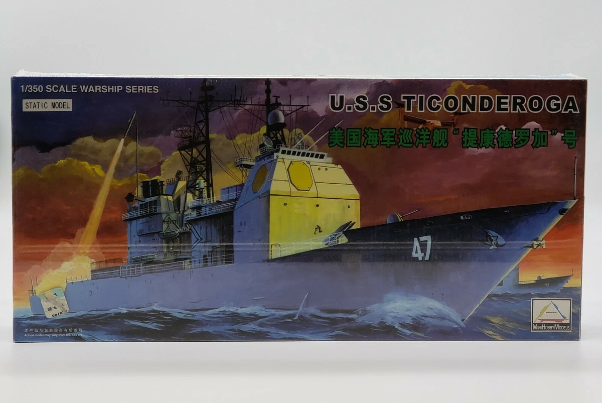 MiniHobby 80701 1350 scale USS TICONDEROGA model kit NEW SEALED
