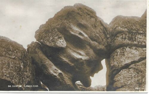 Dr. Syntax - Lands End - Cornwall - Real Photo Postcard (EPH) - Picture 1 of 2