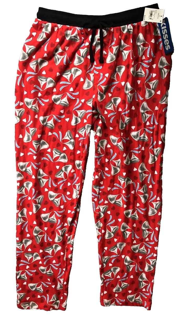 Hershey s Kisses Red Pajama Lounge Pants MENS MEDIUM M Hearts Valentine s Day