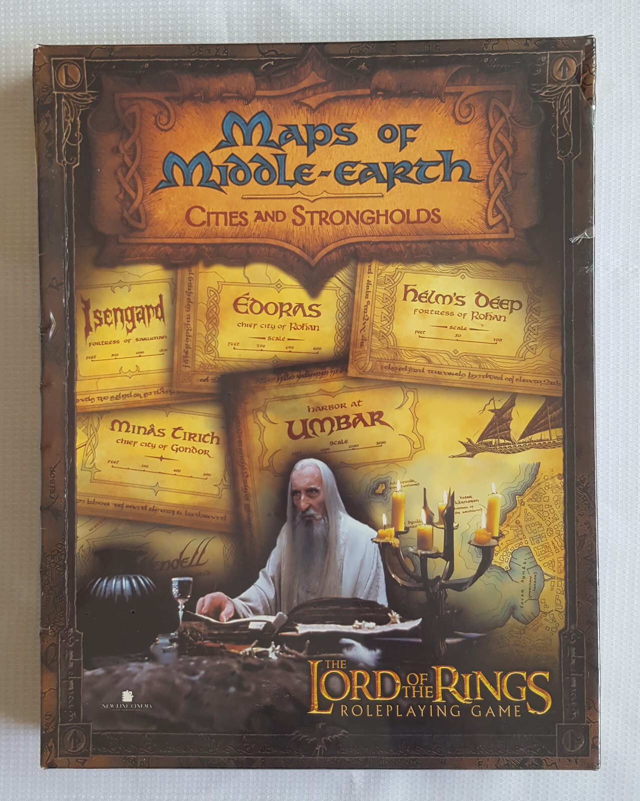 Middle Earth Cities and Strongholds Map Set for LOTR RPG