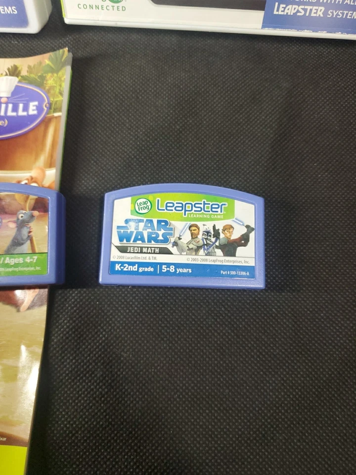 LeapFrog Disney Pixar Ratatouille Star Wars Math Video Game Lot Leapster ** - Image 3 of 4