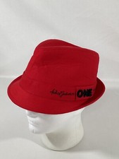 Cappello Michael Jackson Fedora Cirque Du Soleil ONE cotone rosso taglia media