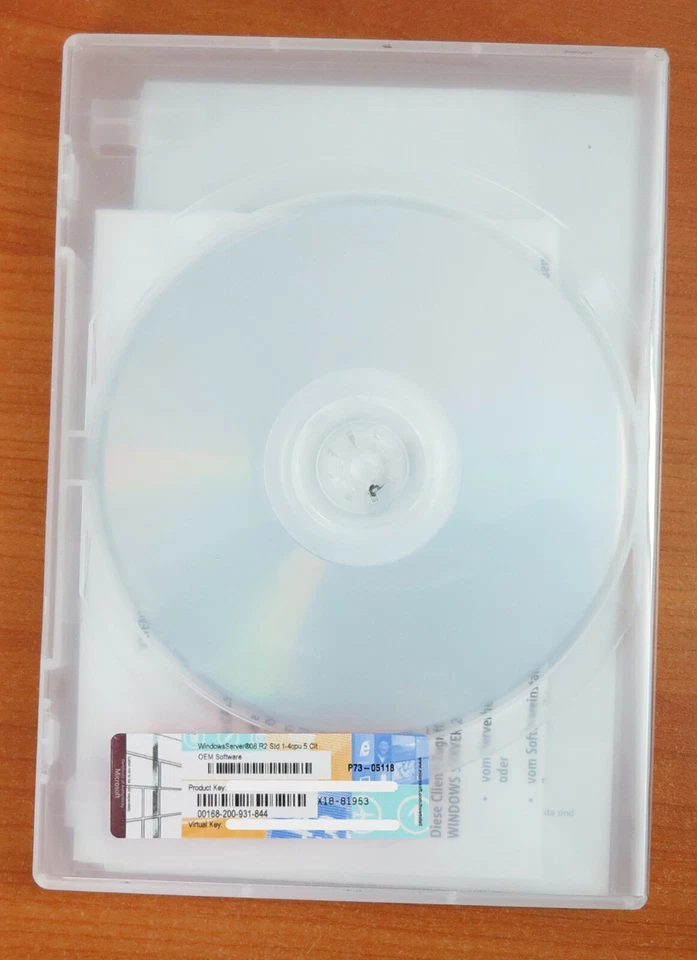 Microsoft Windows Server 2008 R2 Standard inkl. 5 CAL - Deutsch - 64Bit - - Bild 3 von 3