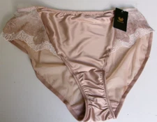 1 Wacoal Side Note Hi Cut Brief Size Large Nude (Roebuck 255) Style 841377