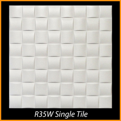 DIY Ceiling Tiles Glue Up Styrofoam 20x20 - R35 White - Pack of 88 pcs 264 sq ft