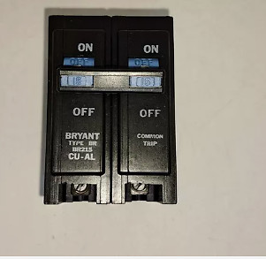 Westinghouse/Bryant BR215R 15A 2P 120/240V Circuit Breaker
