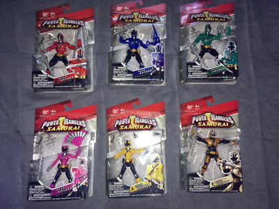Power Rangers Samurai and Super Samurai Figures NIP