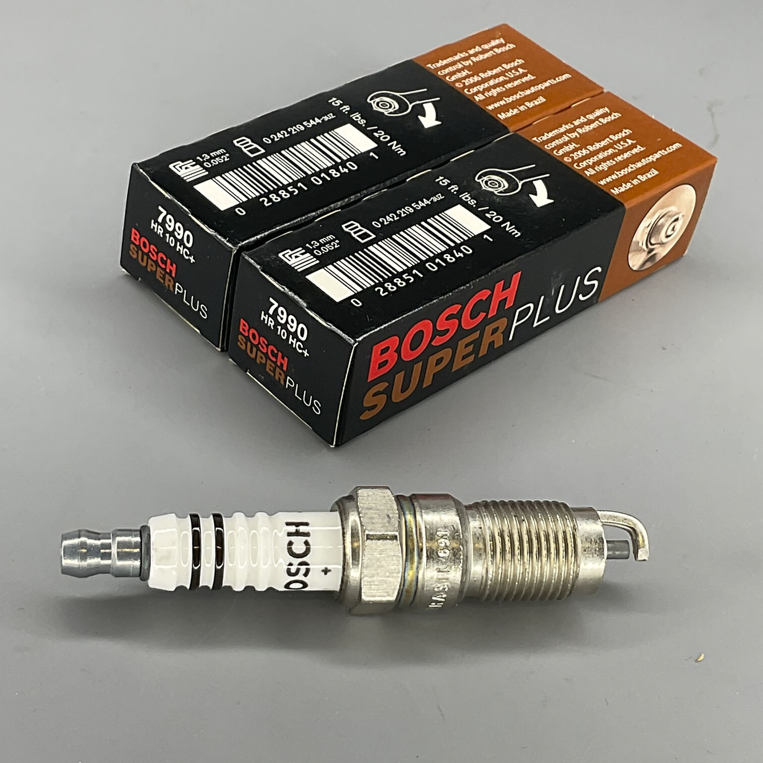 OE Bosch Super Plus Spark Plug 2PCS 7990 For Mercury Cougar Grand Marquis Sable