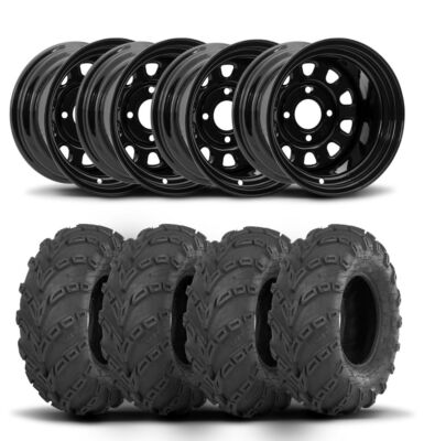 ITP Delta Steel 14'' Wheels And Mud Lite Tires [28x10-14]