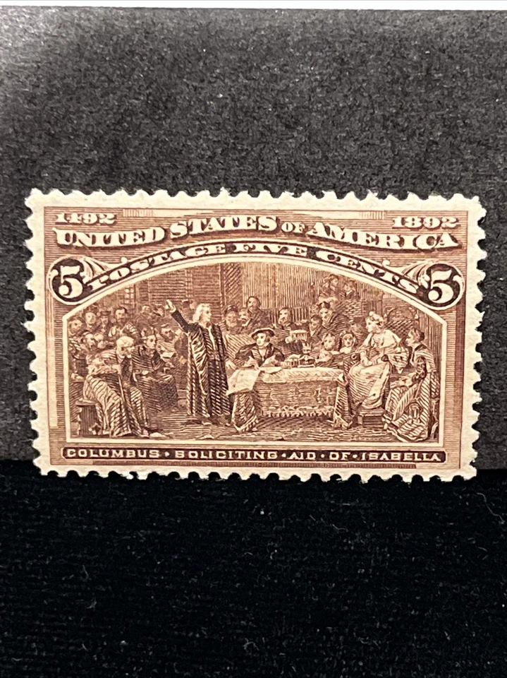 US Stamp # 234. 5 Cents MNH Rich Color Make Offers !!!!!!!! Lot2 - Image 3 of 4