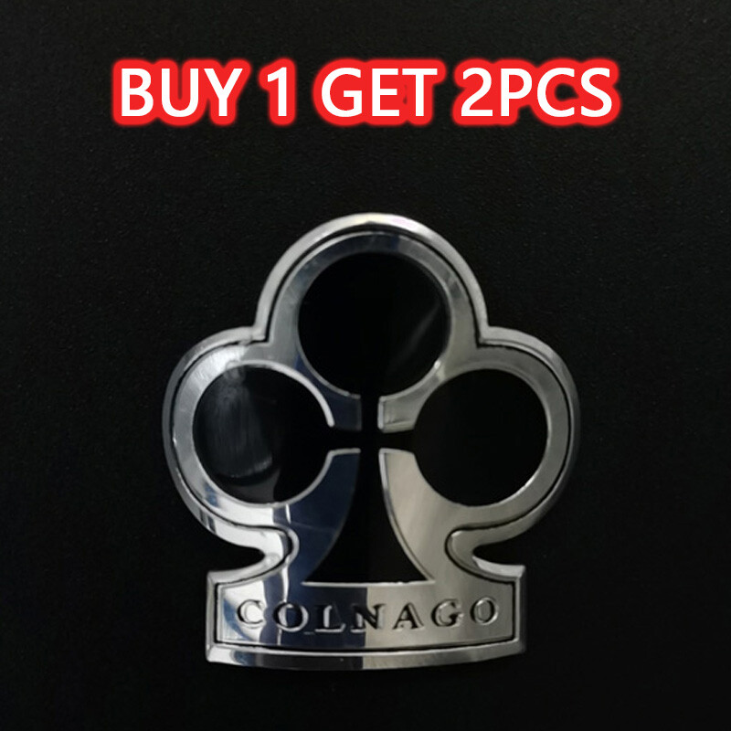 2pcs COLNAGO Bicycle Head Badge Aluminum Emblem Decals Stickers