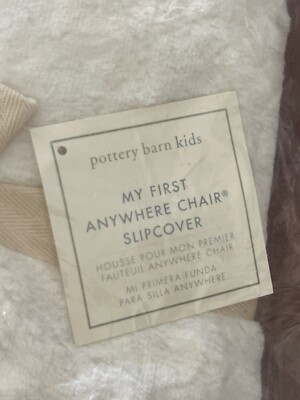 Housse Pour Chaise Enfant Pottery Barn Kids – My First Anywhere – Crème Sherpa – Neuve