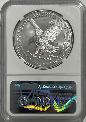 2022 W $1 NGC MS70 FDOI First Day Of Issue Burnished Silver