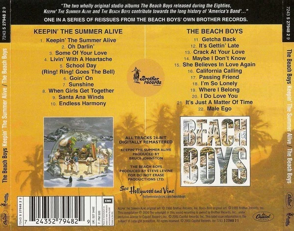 The Beach Boys - Keepin' The Summer Alive / The Beach Boys - 2000 Capitol - Bild 3 von 4