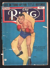 Ring 7/1947-Jersey Joe Walcott cover by Stanley- Joe Louis-Wrestling photos &...