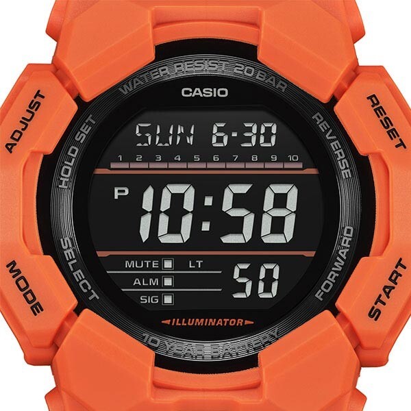 CASIO G-SHOCK GD-010-4JF Orange Big Case Carbon Case Digital Men's